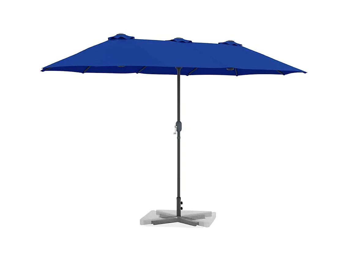 Parasol de jardin-Parasol d'extérieur Bleu 370 x 197 x 239 cm