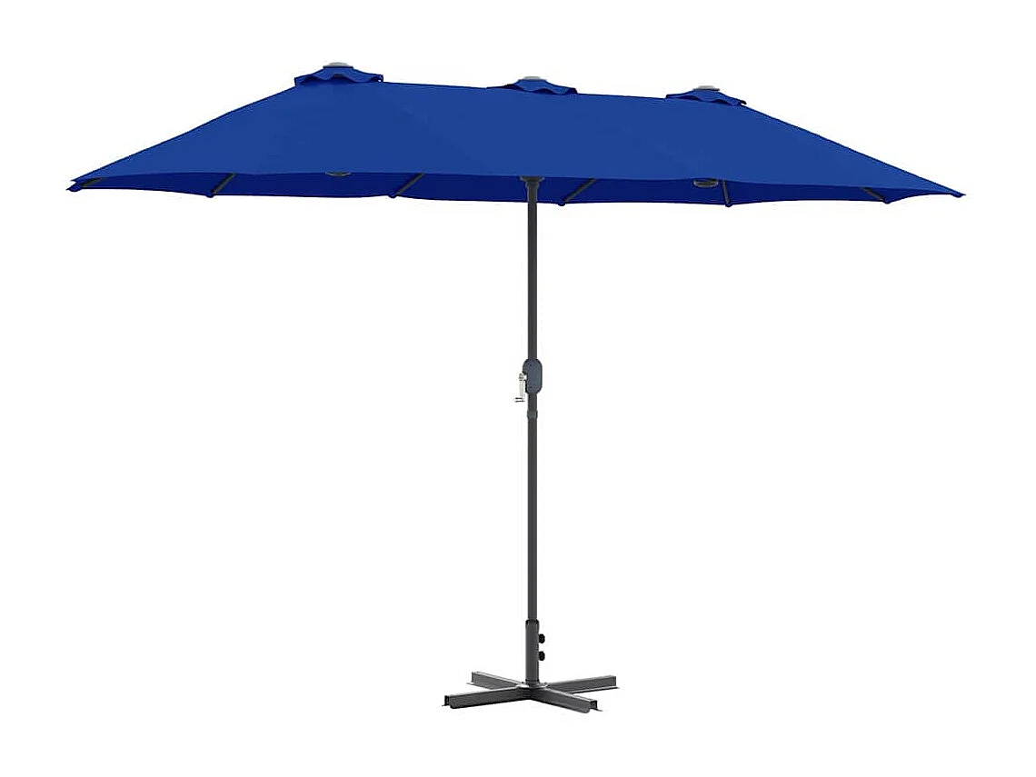 Parasol de jardin-Parasol d'extérieur Bleu 370 x 197 x 239 cm