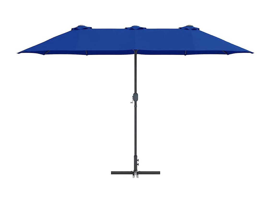 Parasol de jardin-Parasol d'extérieur Bleu 370 x 197 x 239 cm