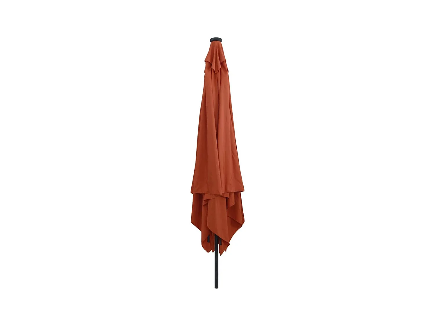 Parasol de jardin-Parasol d'extérieur Rouge et Noir 295 x 295 x 245 cm