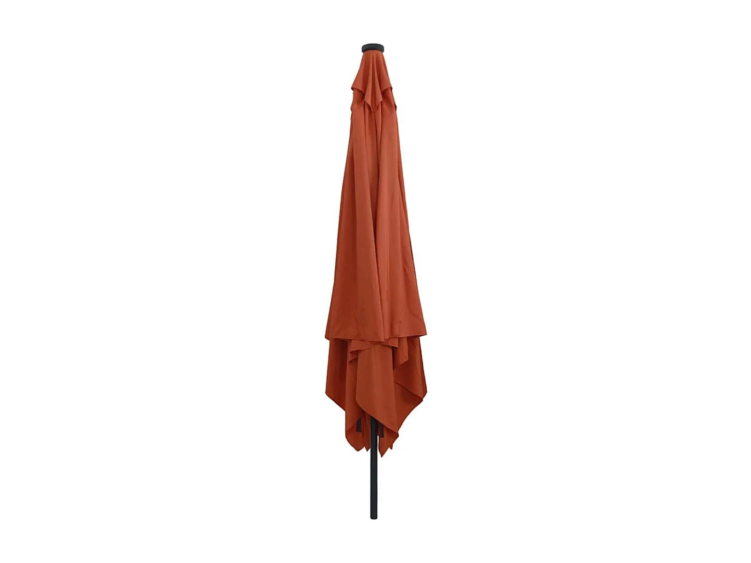 Parasol de jardin-Parasol d'extérieur Rouge et Noir 295 x 295 x 245 cm