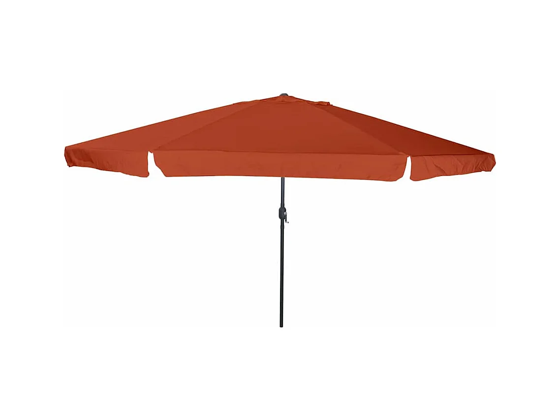 Parasol de jardin-Parasol d'extérieur Rouge et Noir 395 x 395 x 245 cm