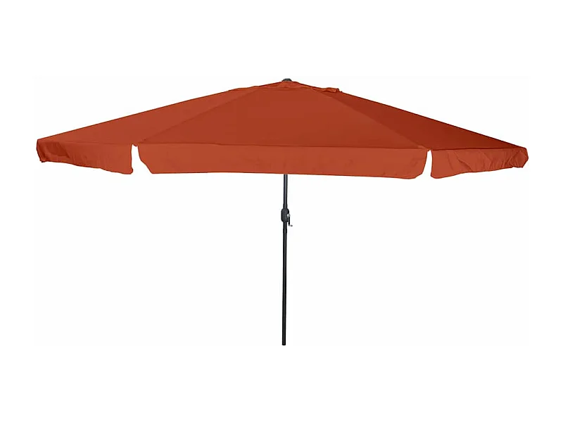 Parasol de jardin-Parasol d'extérieur Rouge et Noir 395 x 395 x 245 cm