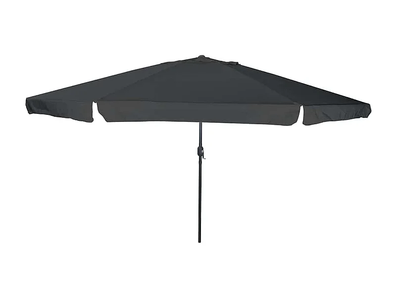 Parasol de jardin Anthracite et noir 395 x 395 x 245 cm