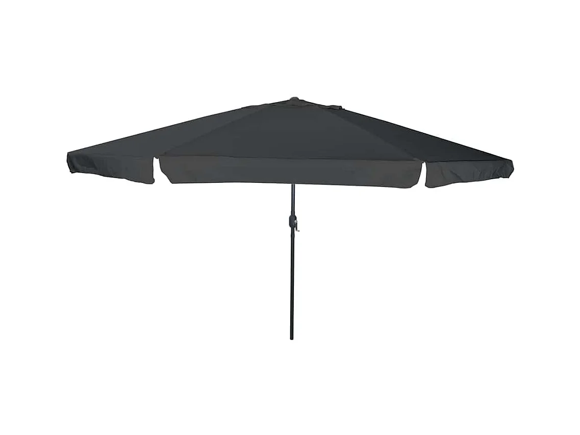Parasol de jardin Anthracite et noir 395 x 395 x 245 cm