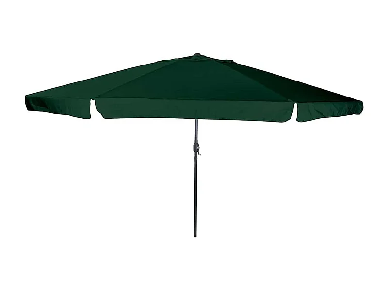 Parasol de jardin-Parasol d'extérieur Vert et Noir 395 x 395 x 245 cm