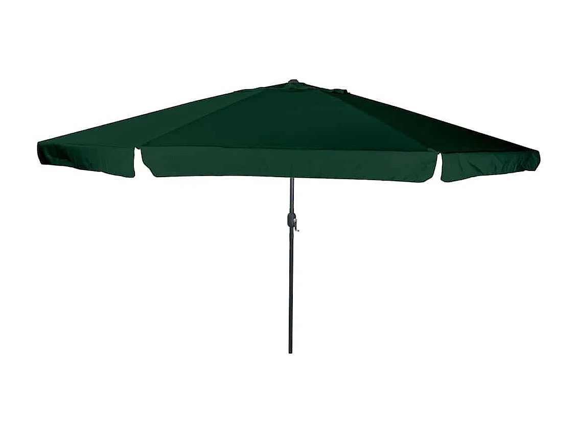 Parasol de jardin-Parasol d'extérieur Vert et Noir 395 x 395 x 245 cm