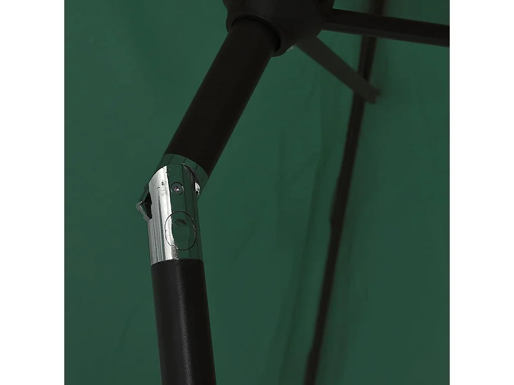 Parasol de jardin 200 x 300 cm Vert Rectangulaire