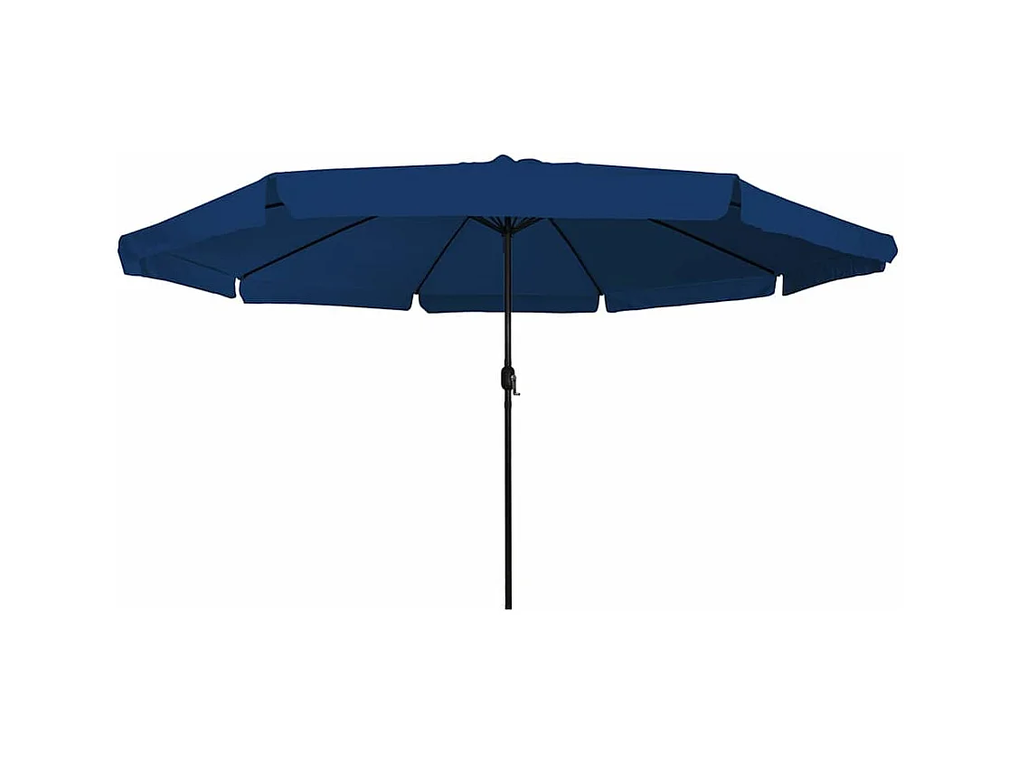 Parasol de jardin-Parasol d'extérieur Bleu et Noir 395 x 395 x 245 cm