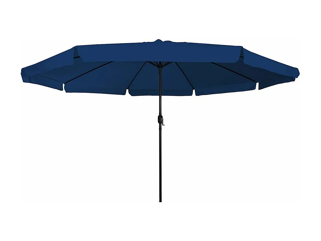 Parasol de jardin-Parasol d'extérieur Bleu et Noir 395 x 395 x 245 cm
