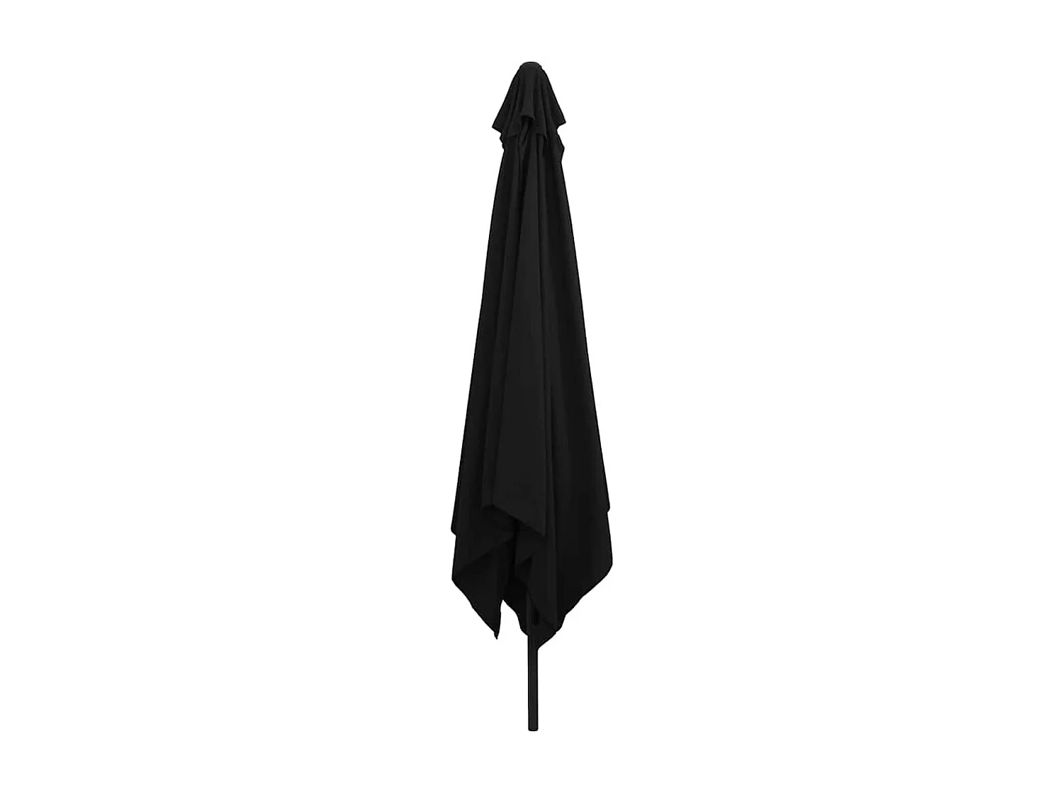 Parasol de jardin-Parasol d'extérieur Noir 295 x 295 x 245 cm Polyester et Acier