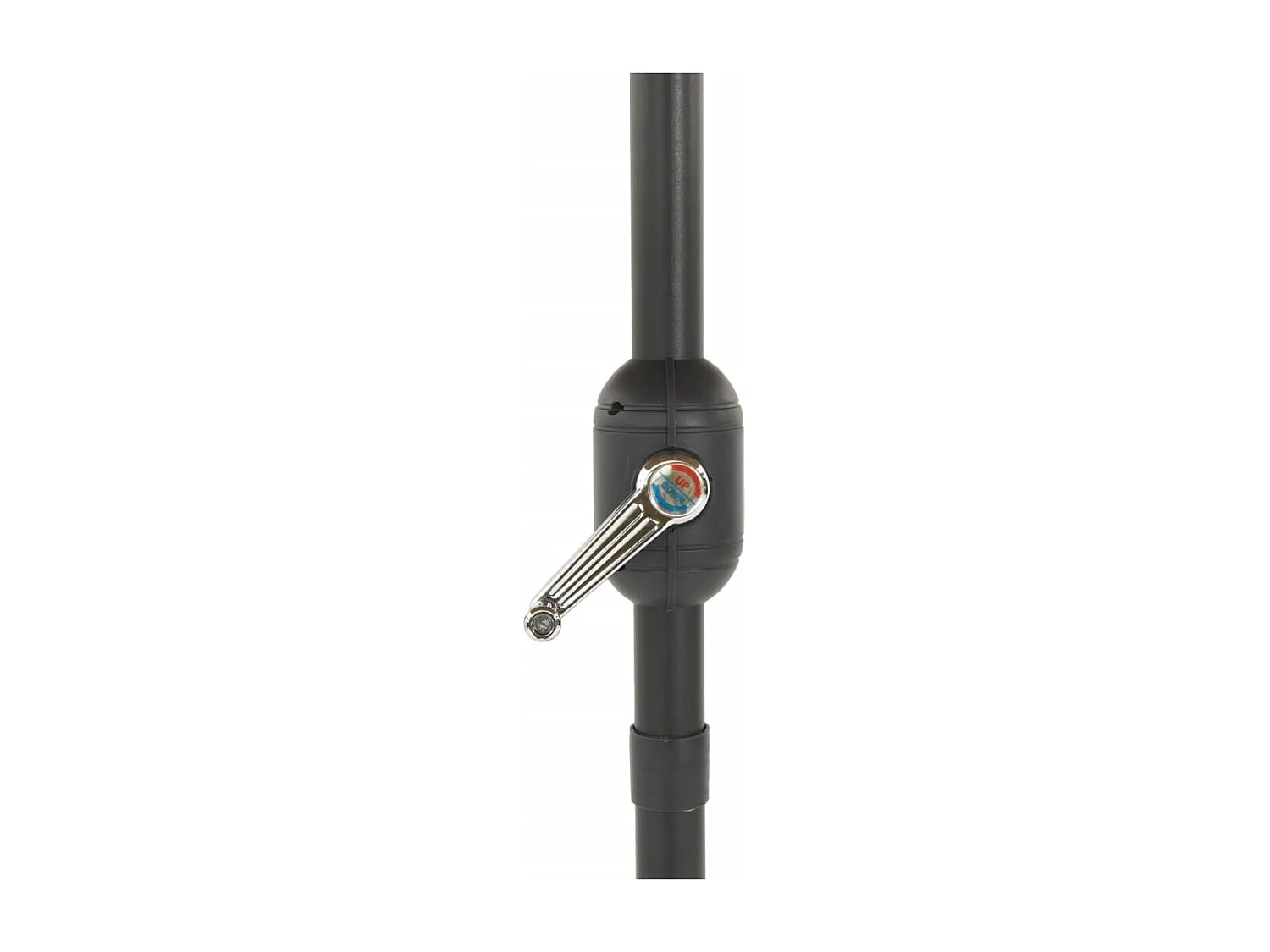 Parasol de jardin-Parasol d'extérieur avec mât en acier marron 388x388x248 cm