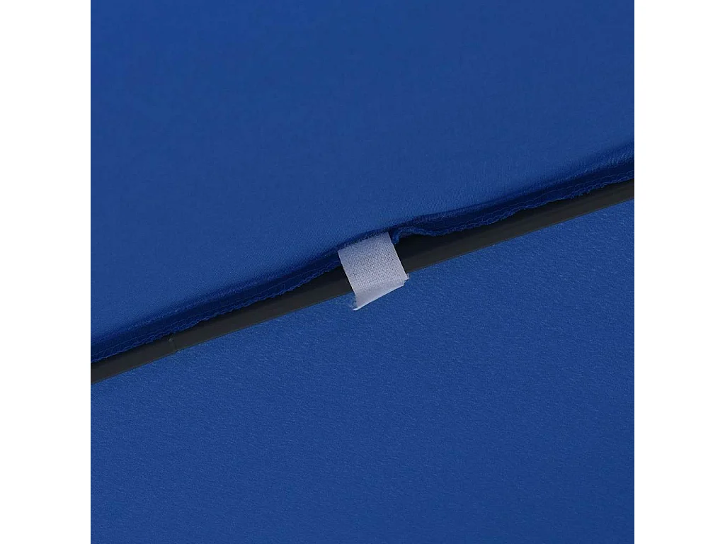 Parasol de jardin-Parasol d'extérieur Bleu et Noir 295 x 295 x 245 cm