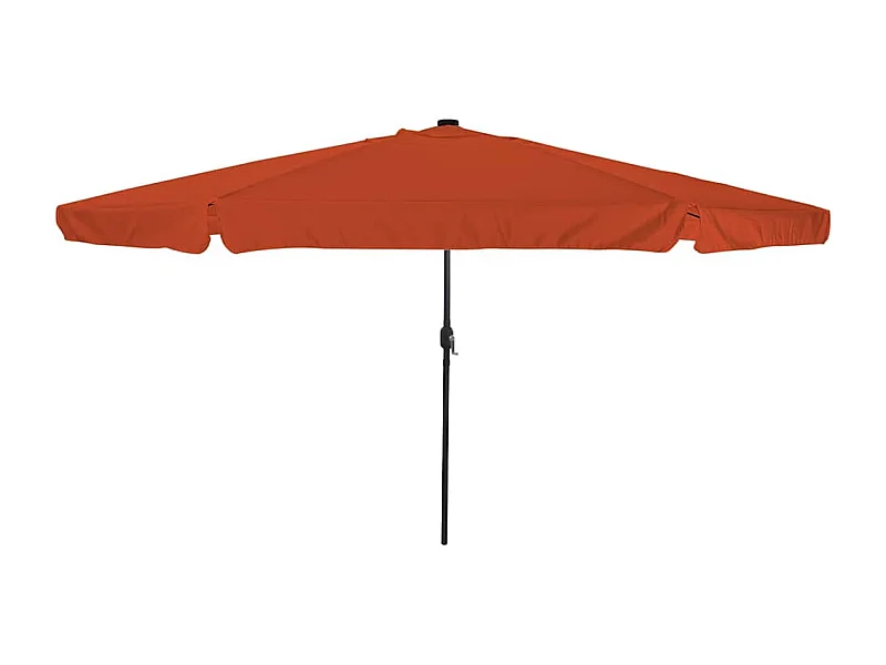 Parasol de jardin-Parasol d'extérieur Rouge et Noir 395 x 395 x 245 cm