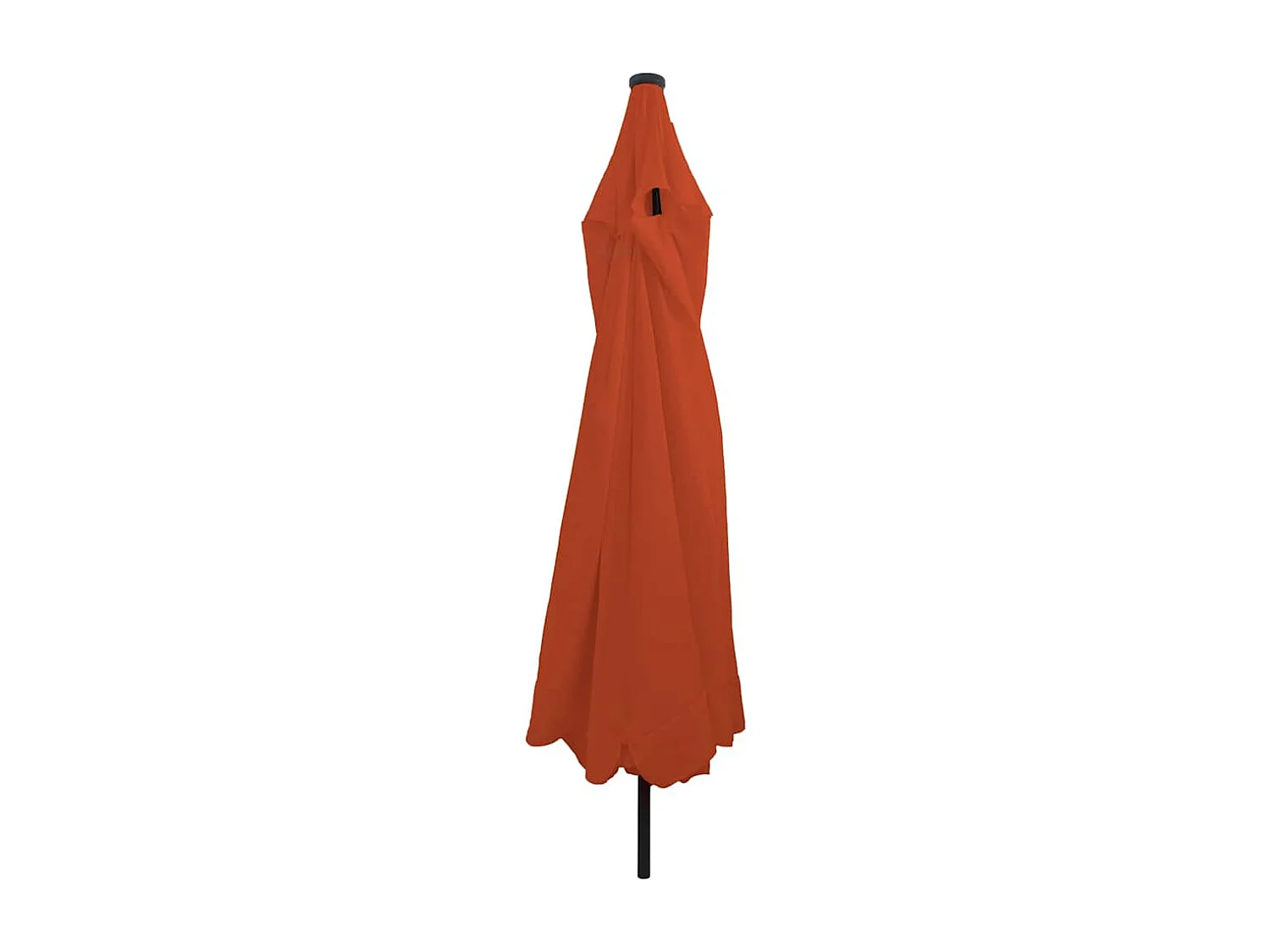 Parasol de jardin-Parasol d'extérieur Rouge et Noir 395 x 395 x 245 cm