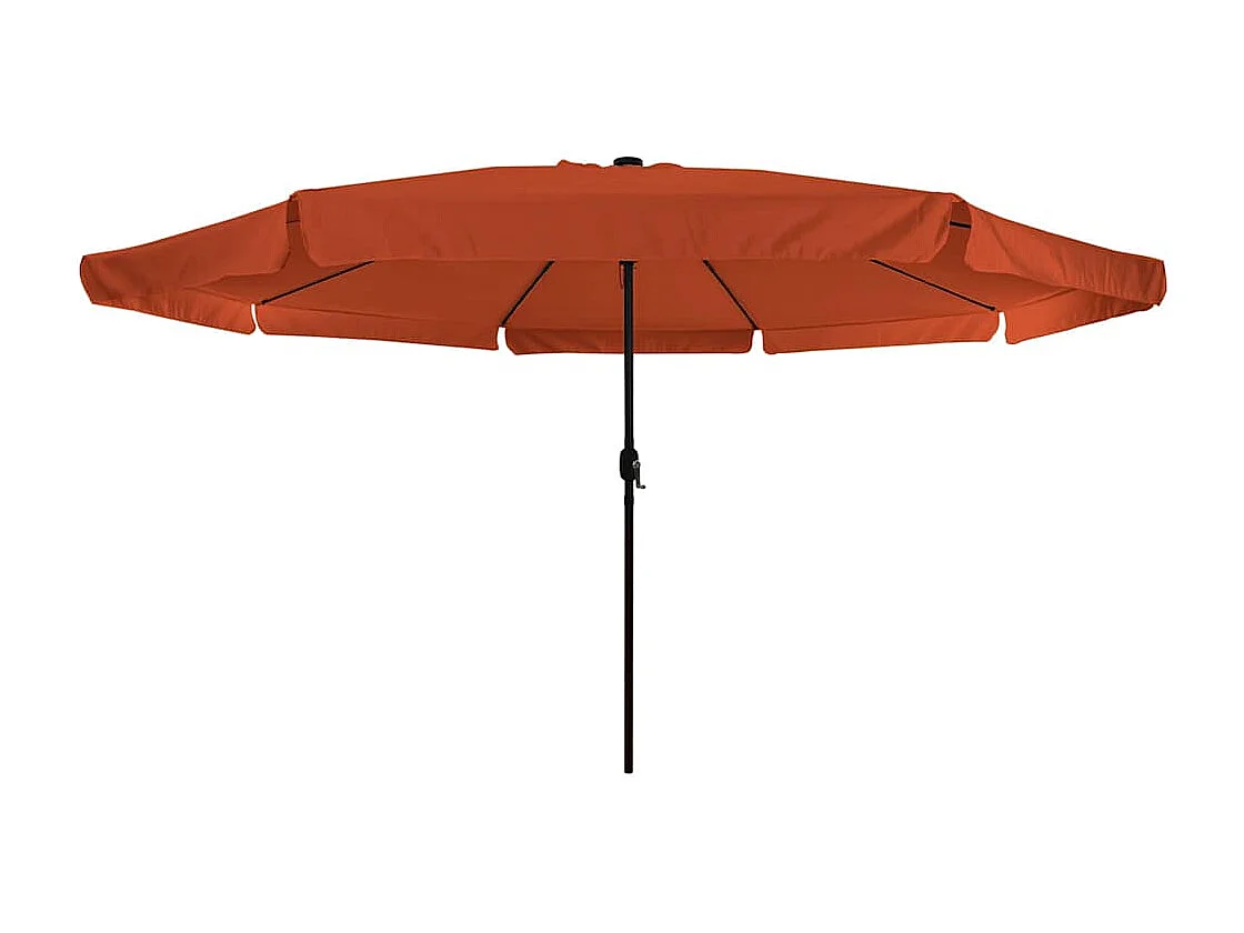 Parasol de jardin-Parasol d'extérieur Rouge et Noir 395 x 395 x 245 cm