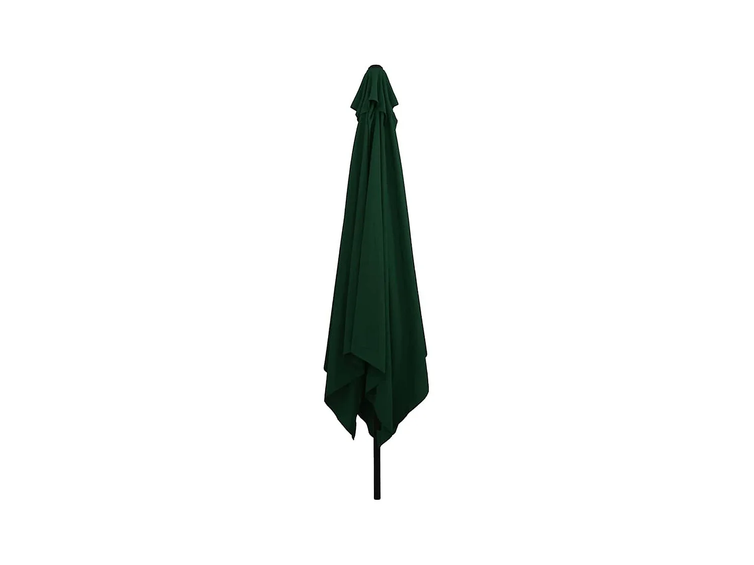 Parasol de jardin-Parasol d'extérieur Vert et Noir 295 x 295 x 245 cm