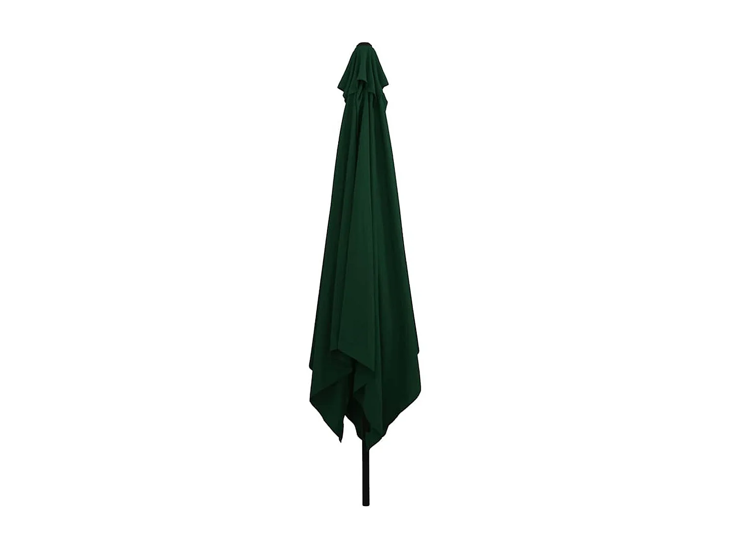 Parasol de jardin-Parasol d'extérieur Vert et Noir 295 x 295 x 245 cm