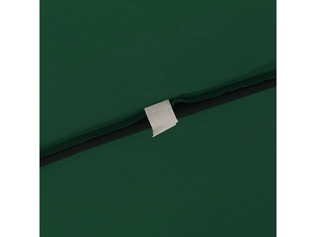 Parasol de jardin-Parasol d'extérieur Vert et Noir 295 x 295 x 245 cm