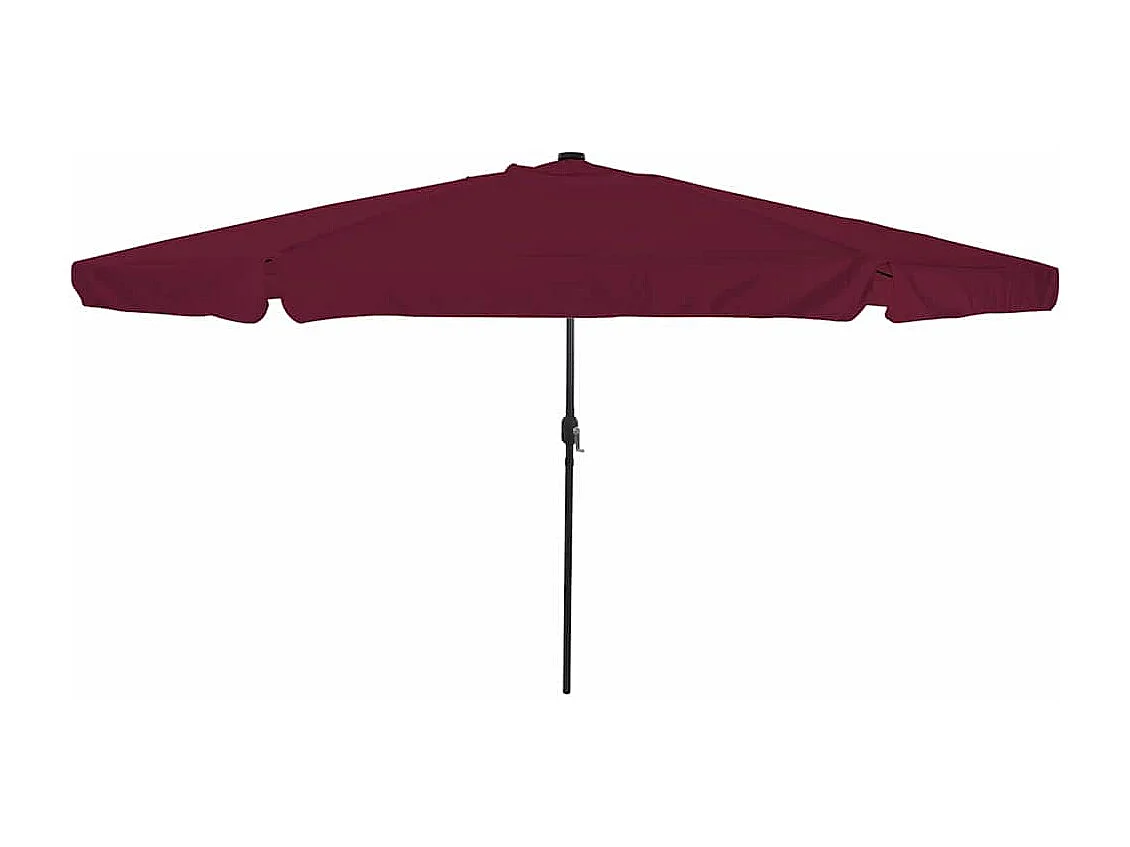 Parasol de jardin-Parasol d'extérieur Rouge et Noir 395 x 395 x 245 cm