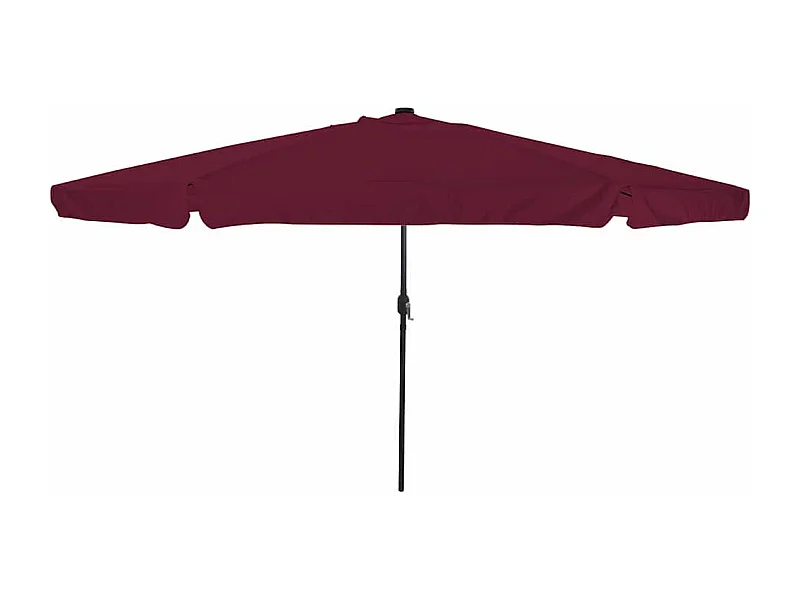 Parasol de jardin-Parasol d'extérieur Rouge et Noir 395 x 395 x 245 cm