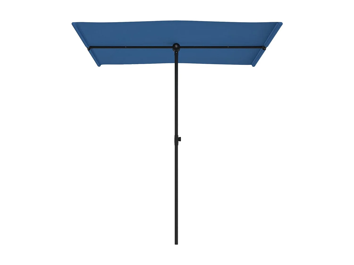 Parasol de jardin-Parasol d'extérieur avec mât en aluminium 180x110 cm Bleu azuré