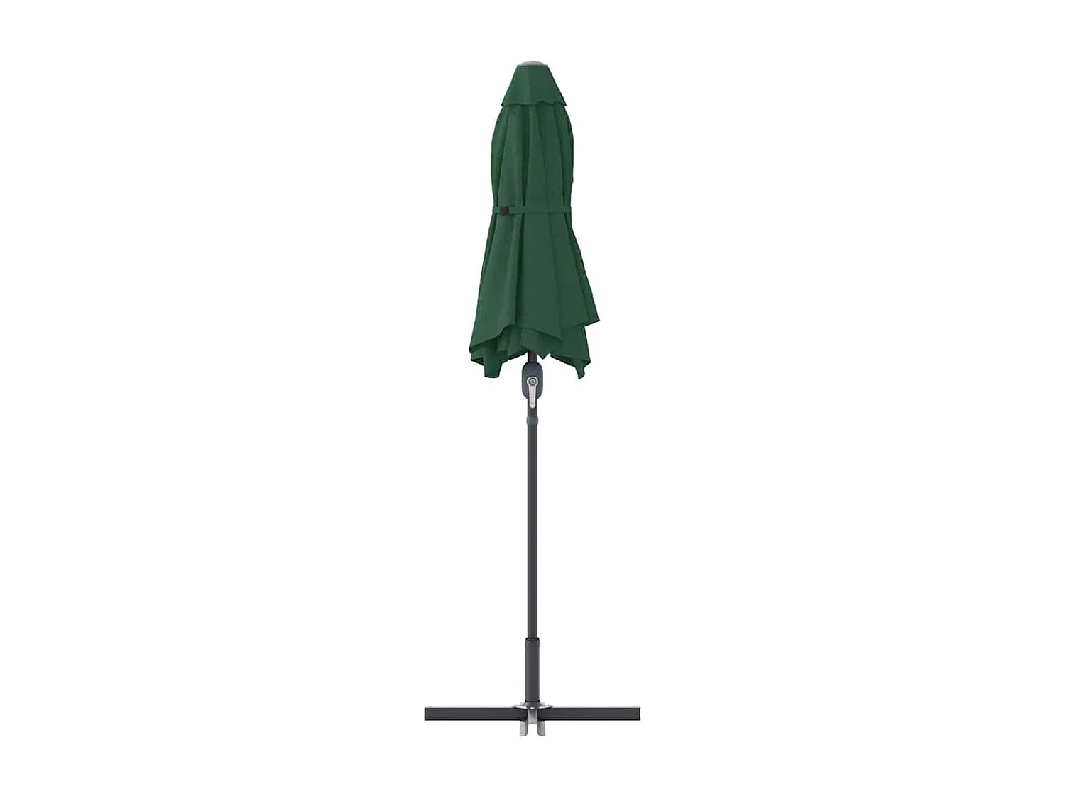 Parasol de jardin-Parasol d'extérieur Vert 370 x 197 x 239 cm