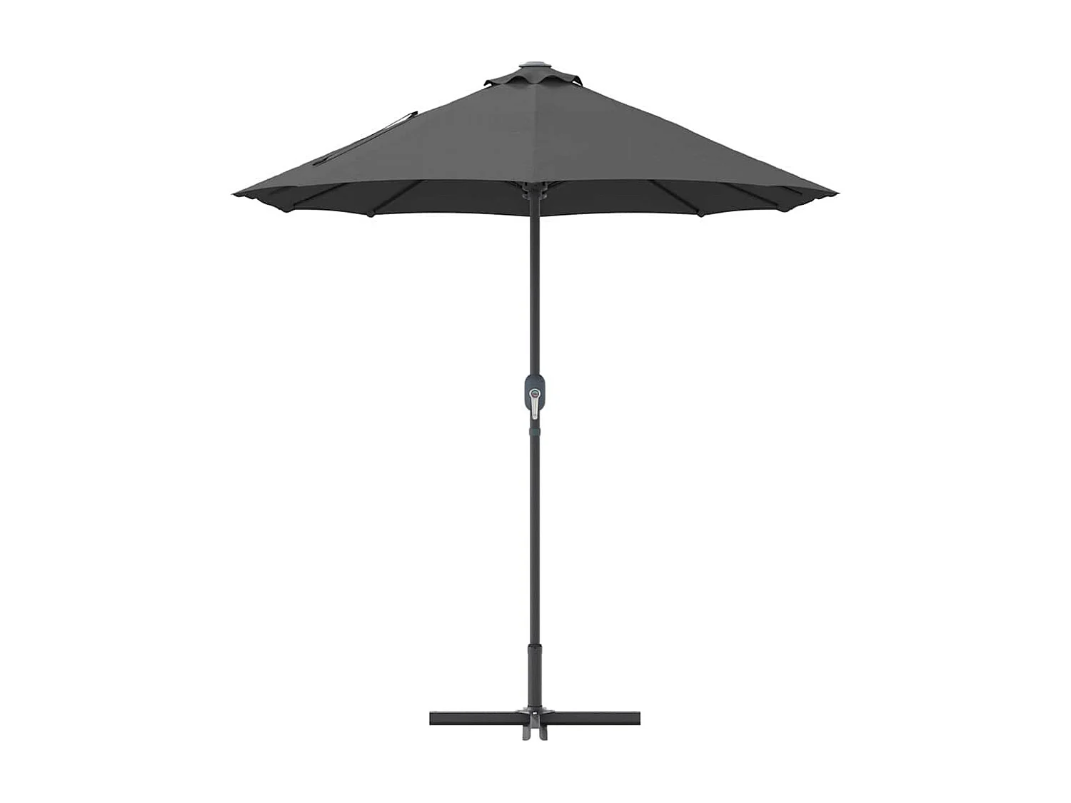 Parasol de jardin Anthracite 370 x 197 x 239 cm