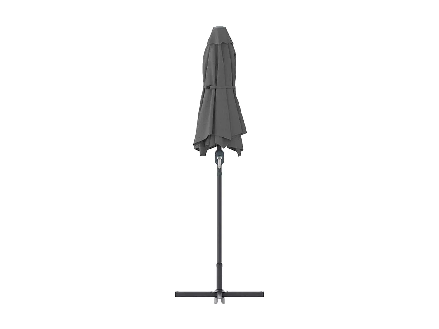 Parasol de jardin Anthracite 370 x 197 x 239 cm