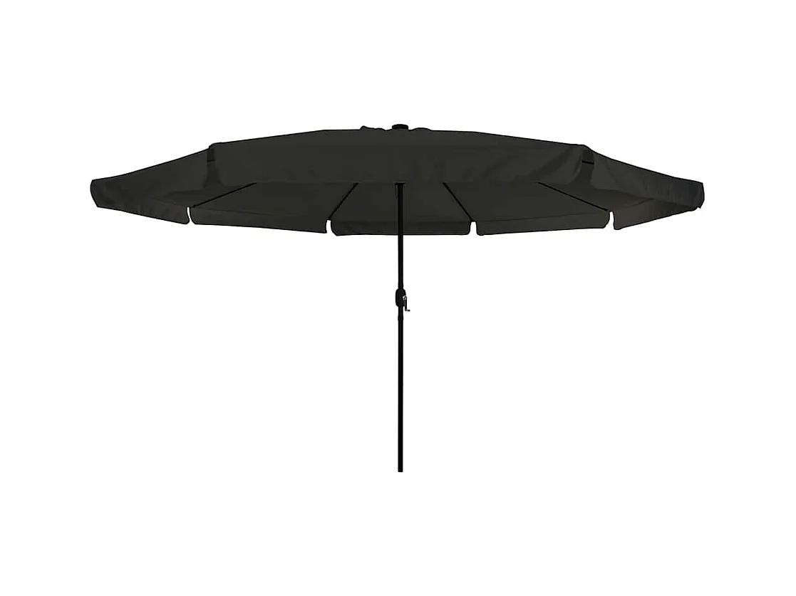 Parasol de jardin-Parasol d'extérieur Noir 395 x 395 x 245 cm Polyester et Acier
