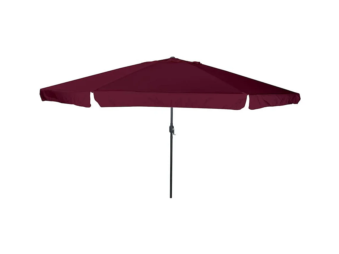 Parasol de jardin-Parasol d'extérieur Rouge et Noir 395 x 395 x 245 cm