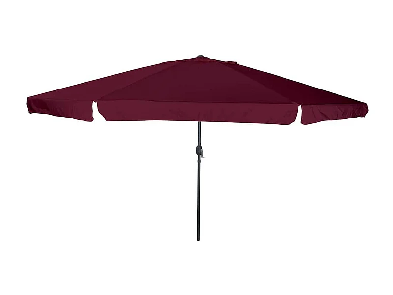 Parasol de jardin-Parasol d'extérieur Rouge et Noir 395 x 395 x 245 cm