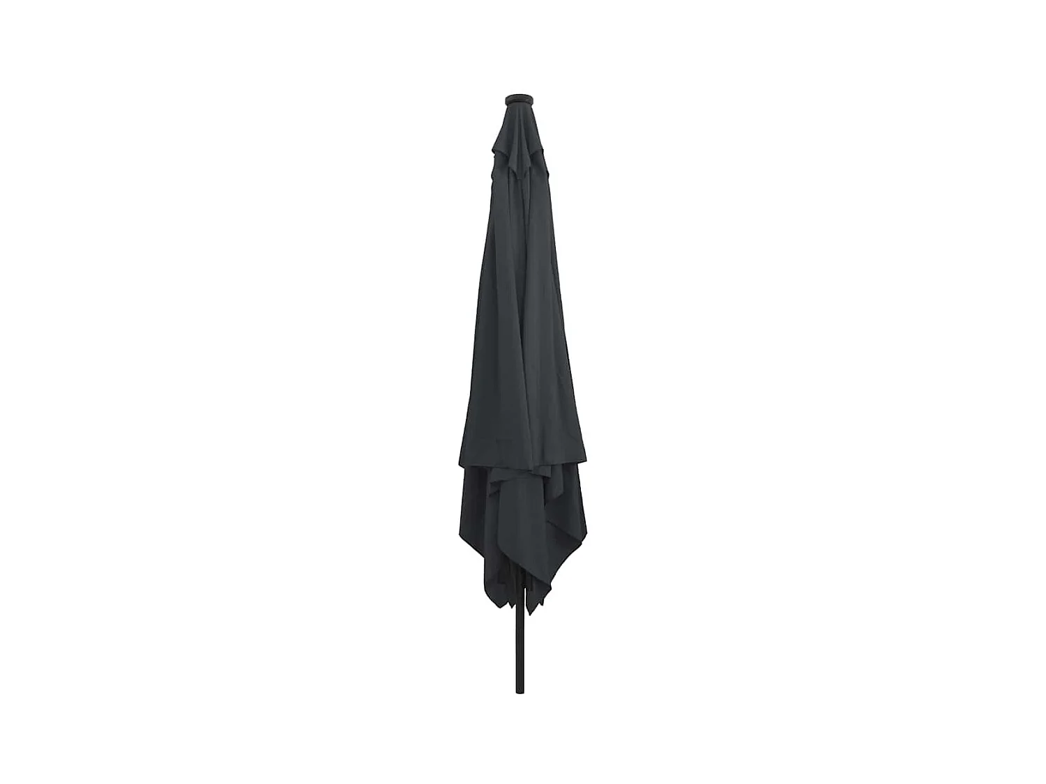 Parasol de jardin Anthracite et noir 295 x 295 x 245 cm