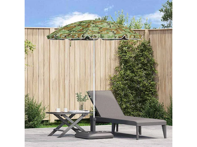Parasol de plage | Ombrelle de plage Camouflage 161 x 193 cm Polyester