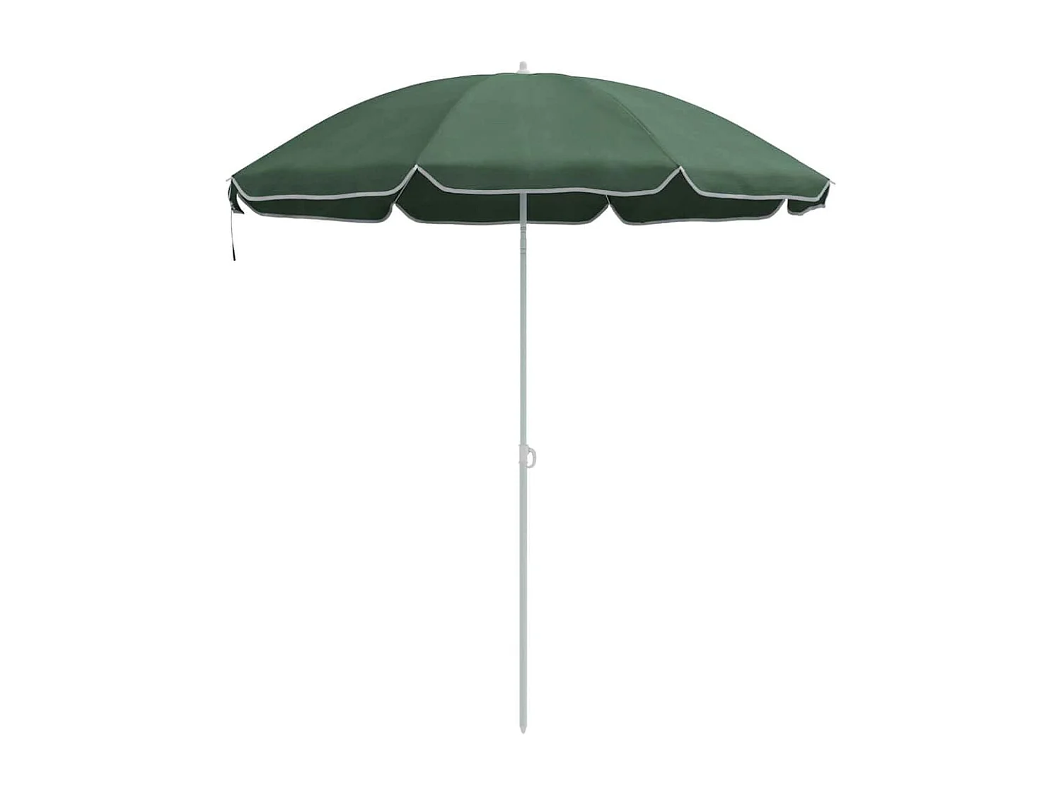 Parasol de plage | Ombrelle de plage Vert 161 x 193 cm Polyester
