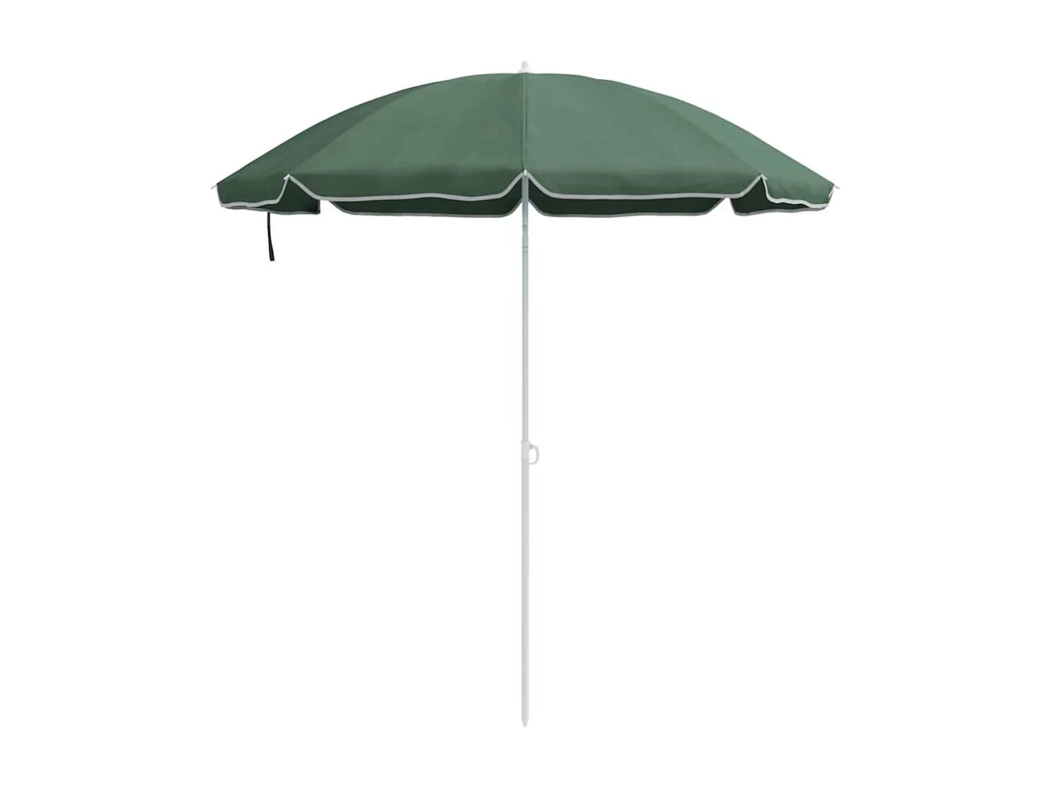 Parasol de plage | Ombrelle de plage Vert 161 x 193 cm Polyester