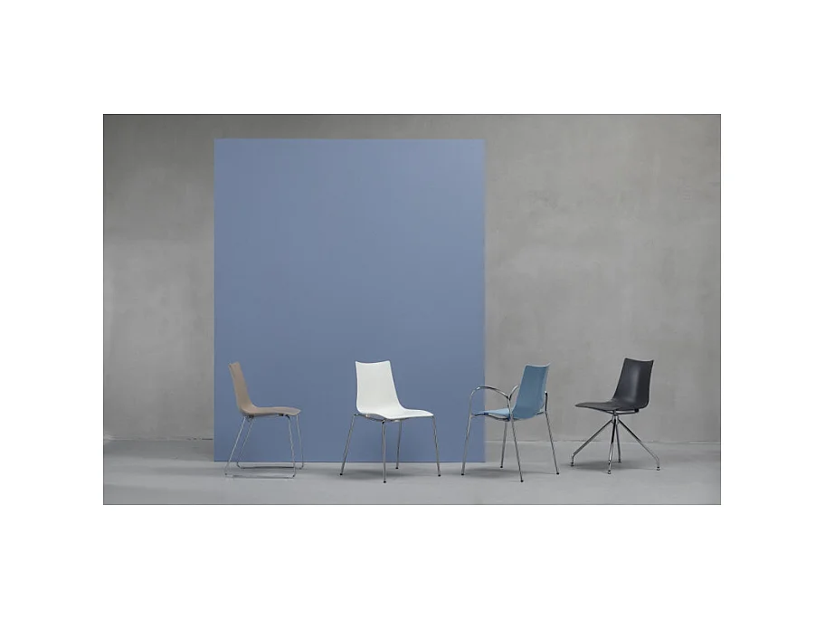 Lot de 4 chaises de salon Zebra Scab Design