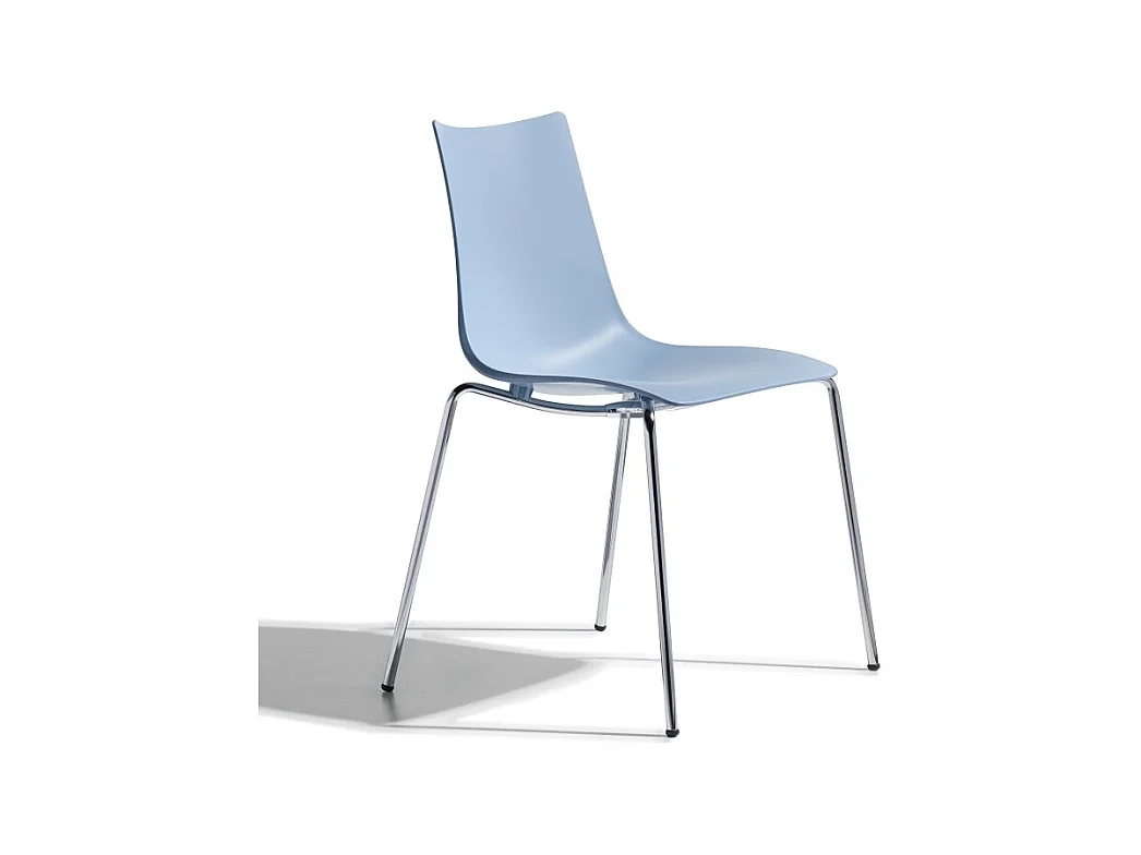 Lot de 4 chaises de salon Zebra Scab Design