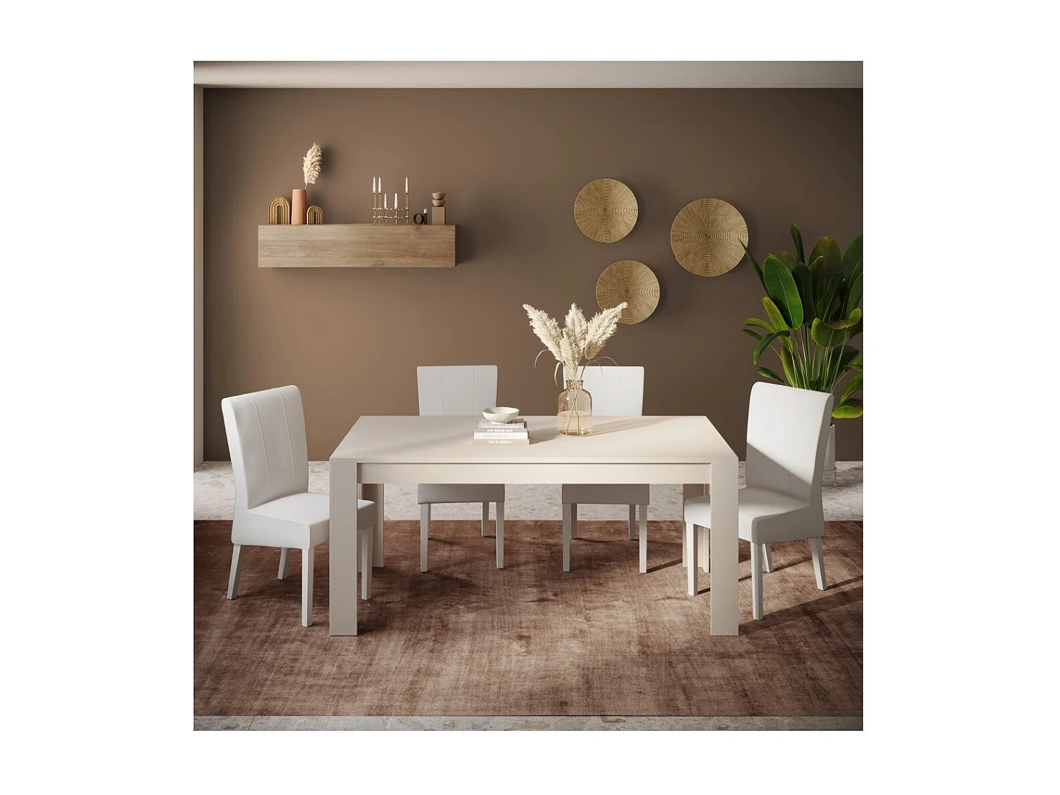 Table de salle à manger SCENA – Coloris cachemire