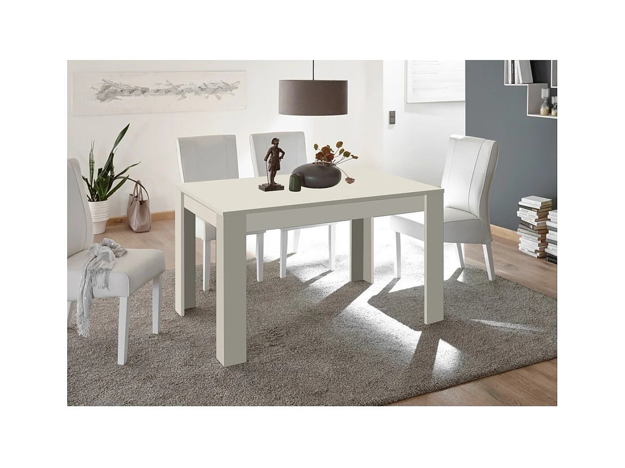 Table de salle à manger extensible SCENA – Coloris cachemire