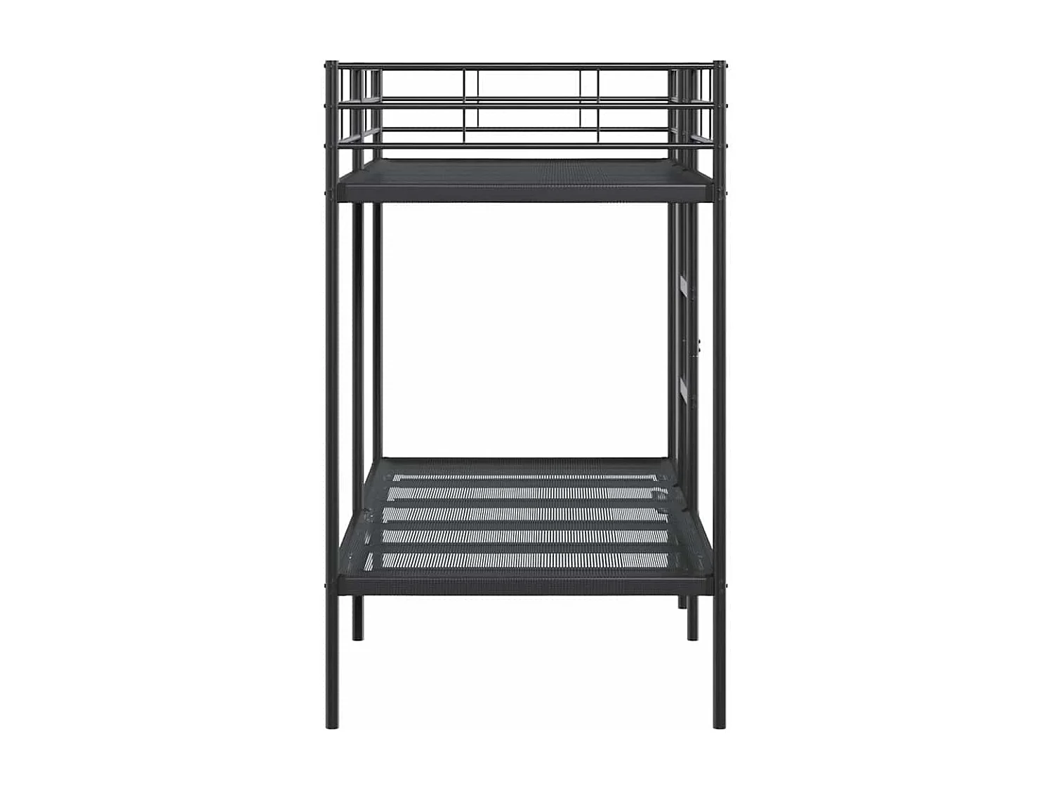 Cama individual | Litera sin colchón acero negro 90x190 cm SHL70833