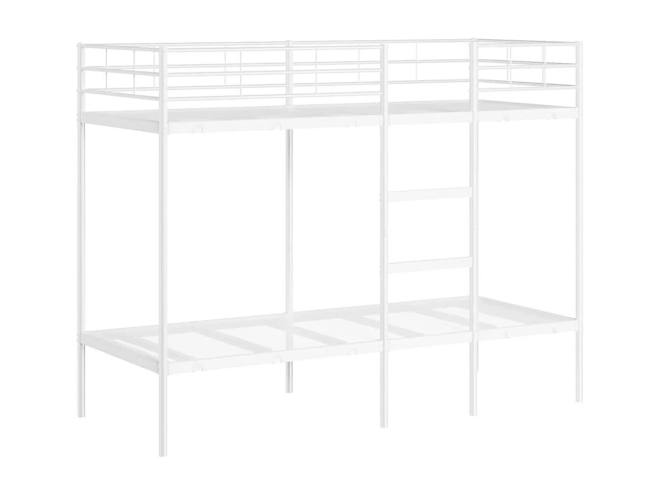 Beliche infantil sem colchão 75x190cm aço branco SHL725461