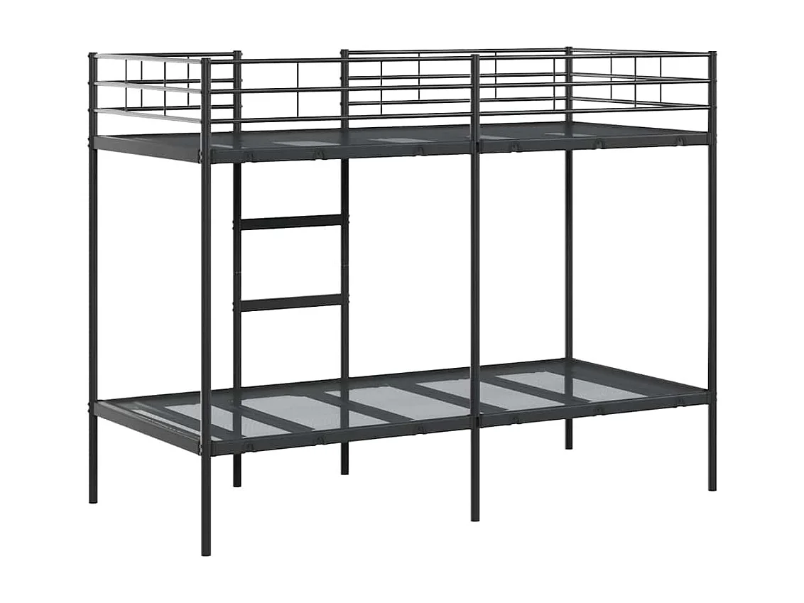 Beliche infantil sem colchão 100x190cm aço preto SHL779255