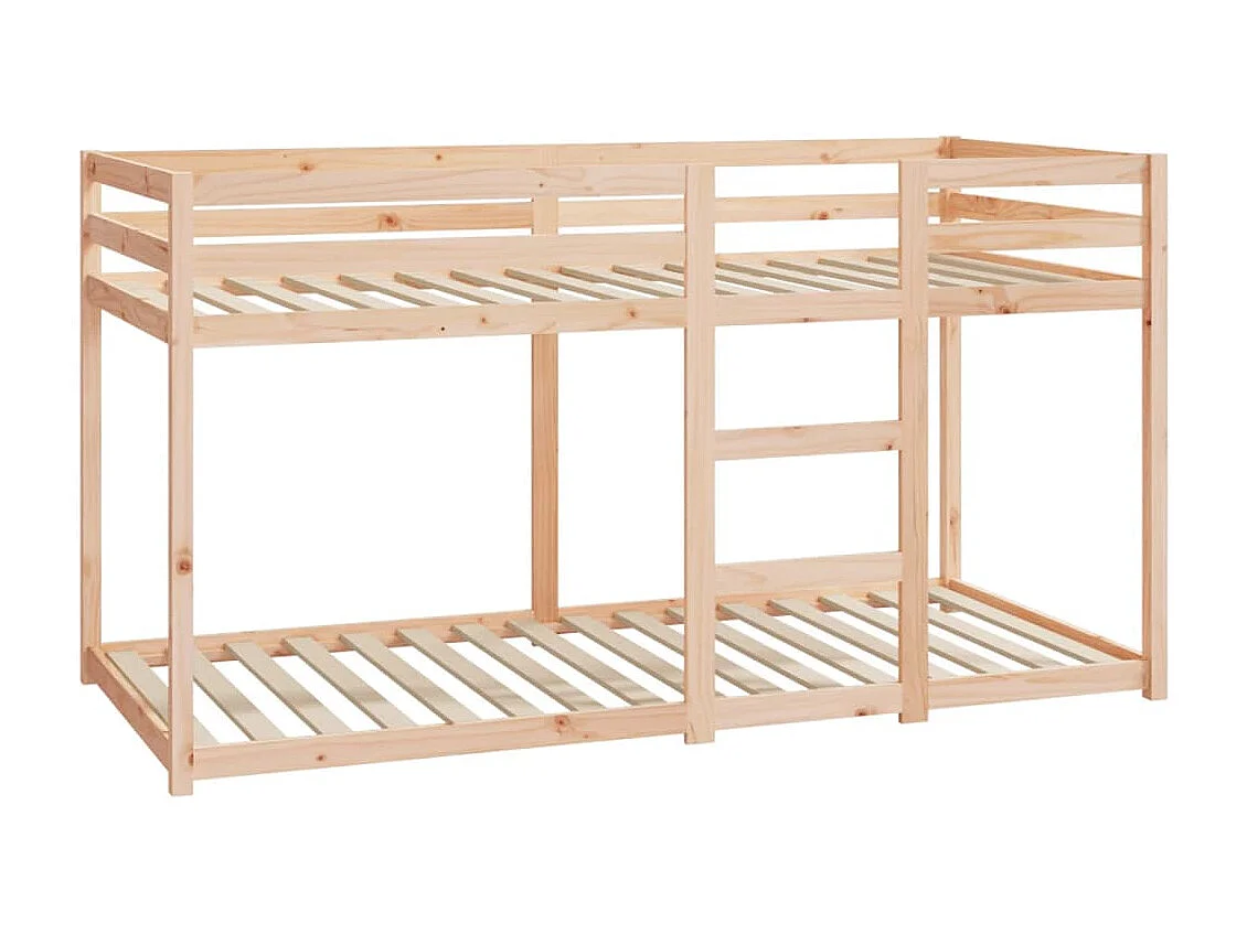 Lit simlpe-Lit superposé enfant-Cadre de lit sans matelas 90x200 cm bois de pin massif