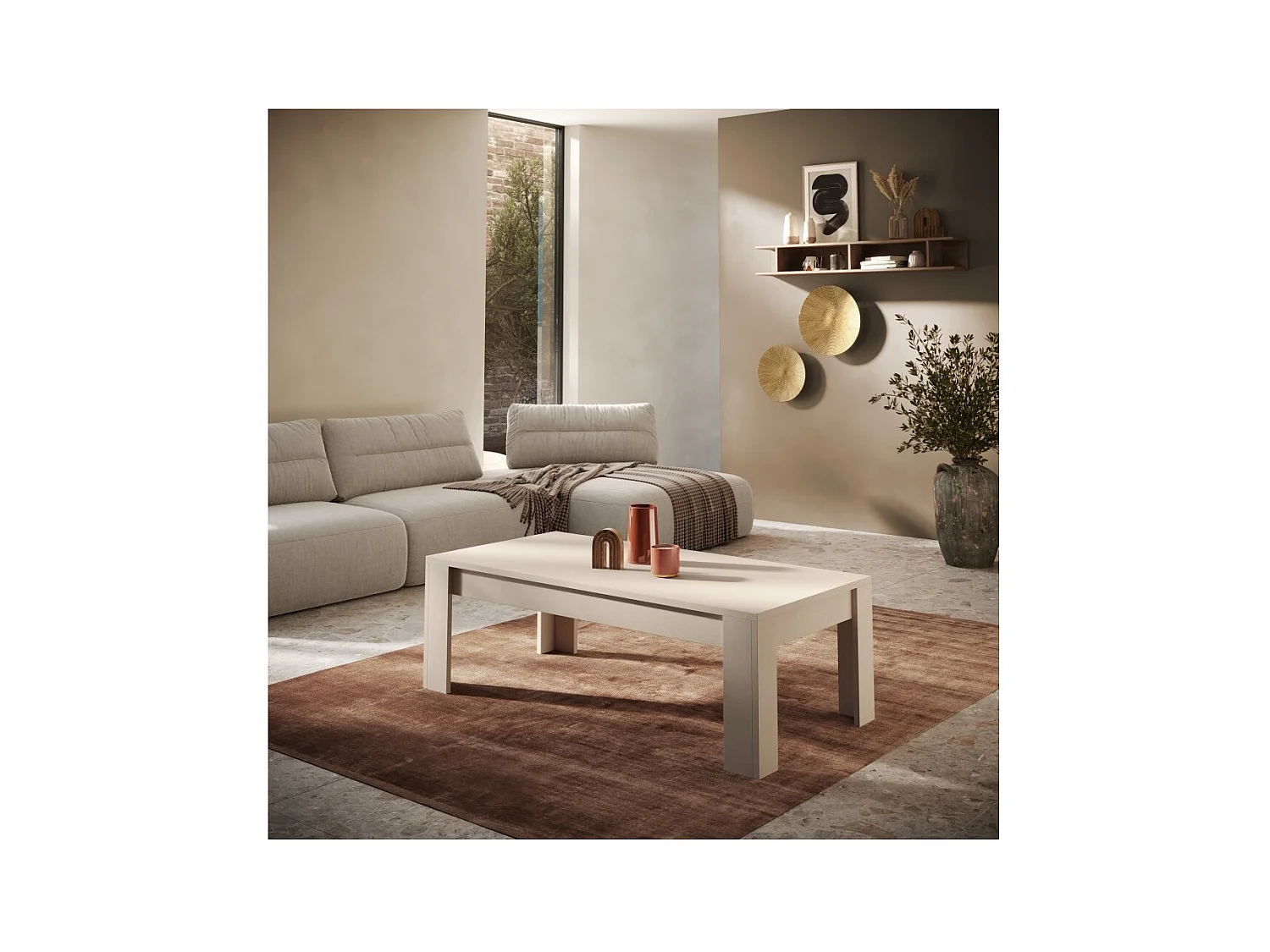 Table basse SCENA – Coloris cachemire