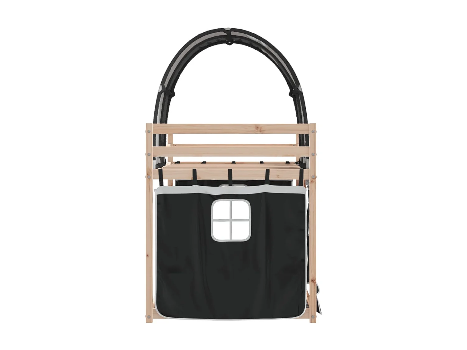 Lit simple-Lit superposé enfant sans matelas 75x190 cm bois de pin massif