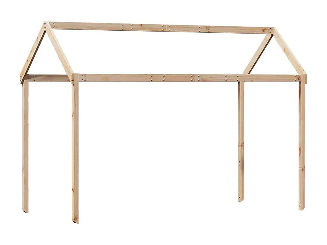 Bettgestell | Kinderbett | Etagenbett ohne Matratze 90x190 cm Massivholz Kiefer SHL117111