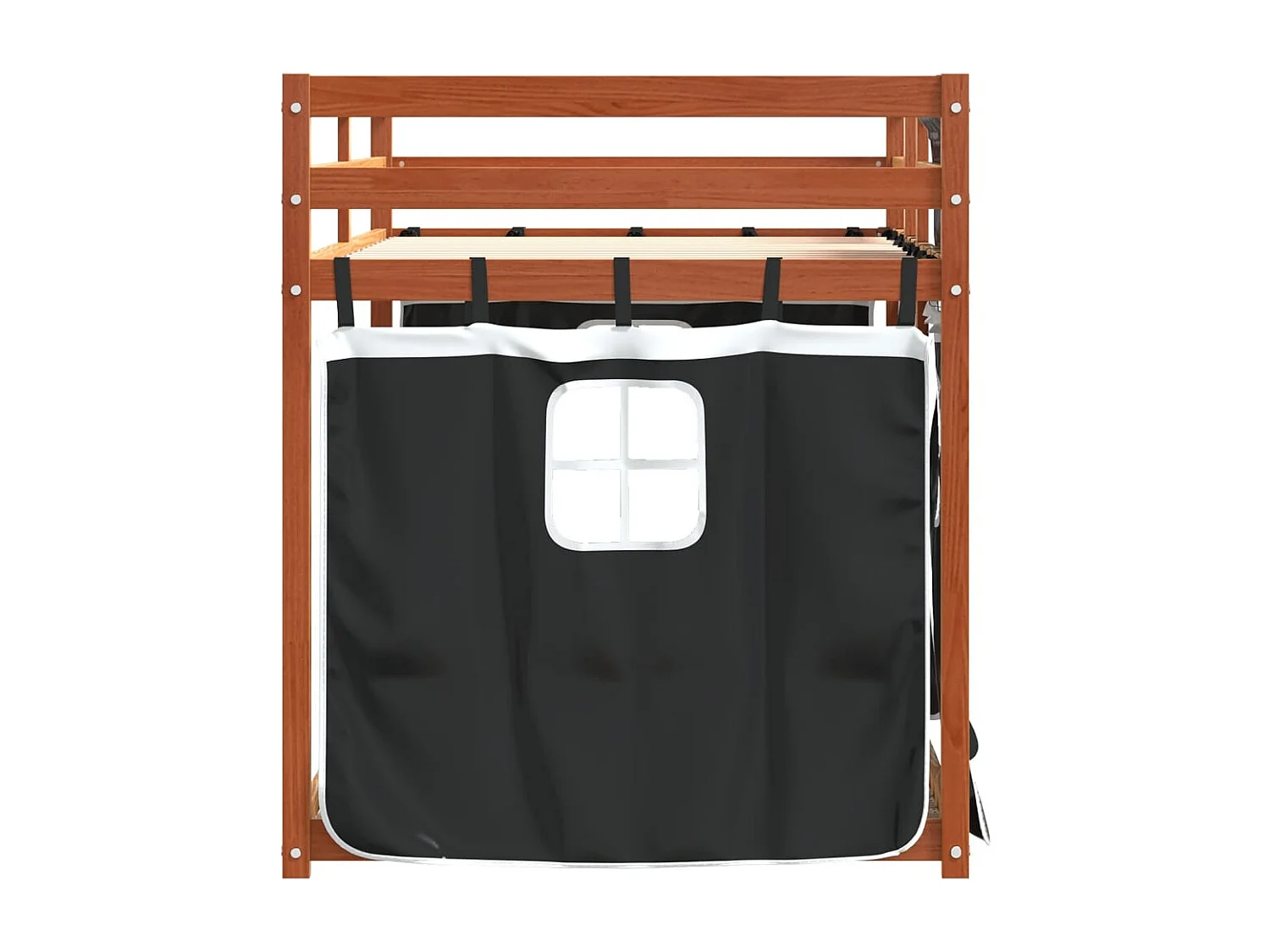 Lit simple-Lit superposé enfant sans matelas 90x190 cm bois de pin massif