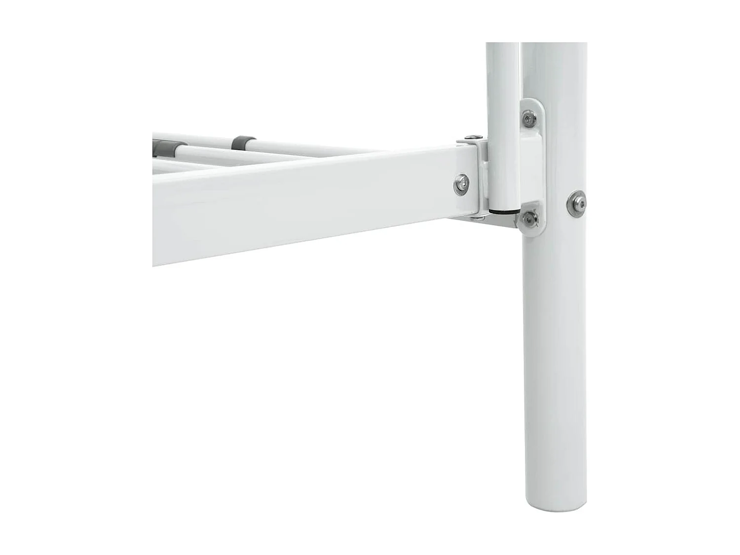 Cama litera de metal blanca 90x200 cm SHL54691