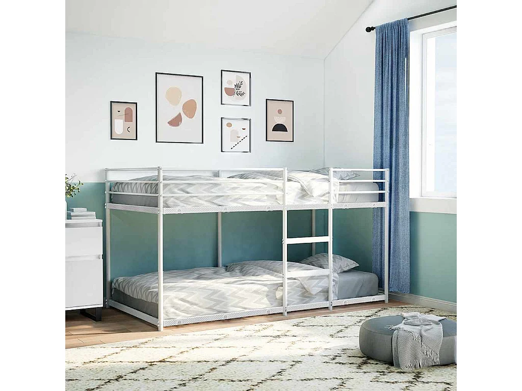 Beliche infantil sem colchão 100x200cm aço branco SHL413809